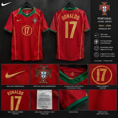 Vintage Portugal Kit Of Living legend Of The Game C. Ronaldo