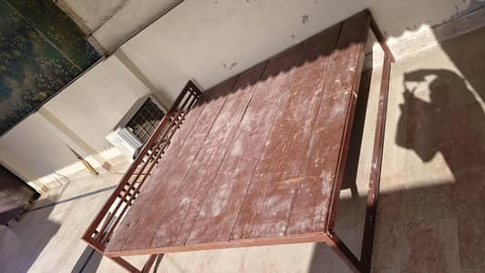 Iron wooden bed pairs