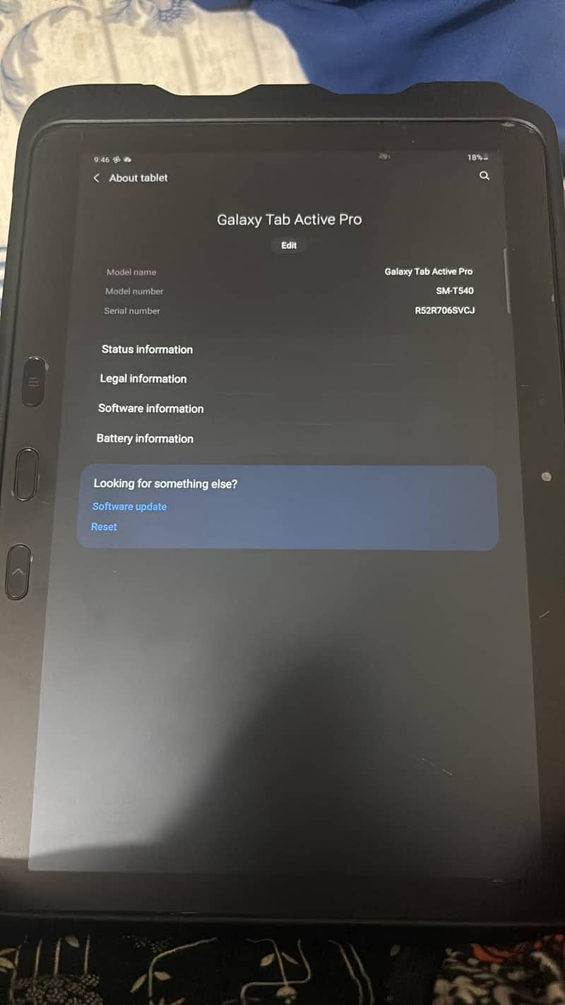 Galaxy tab active pro 4