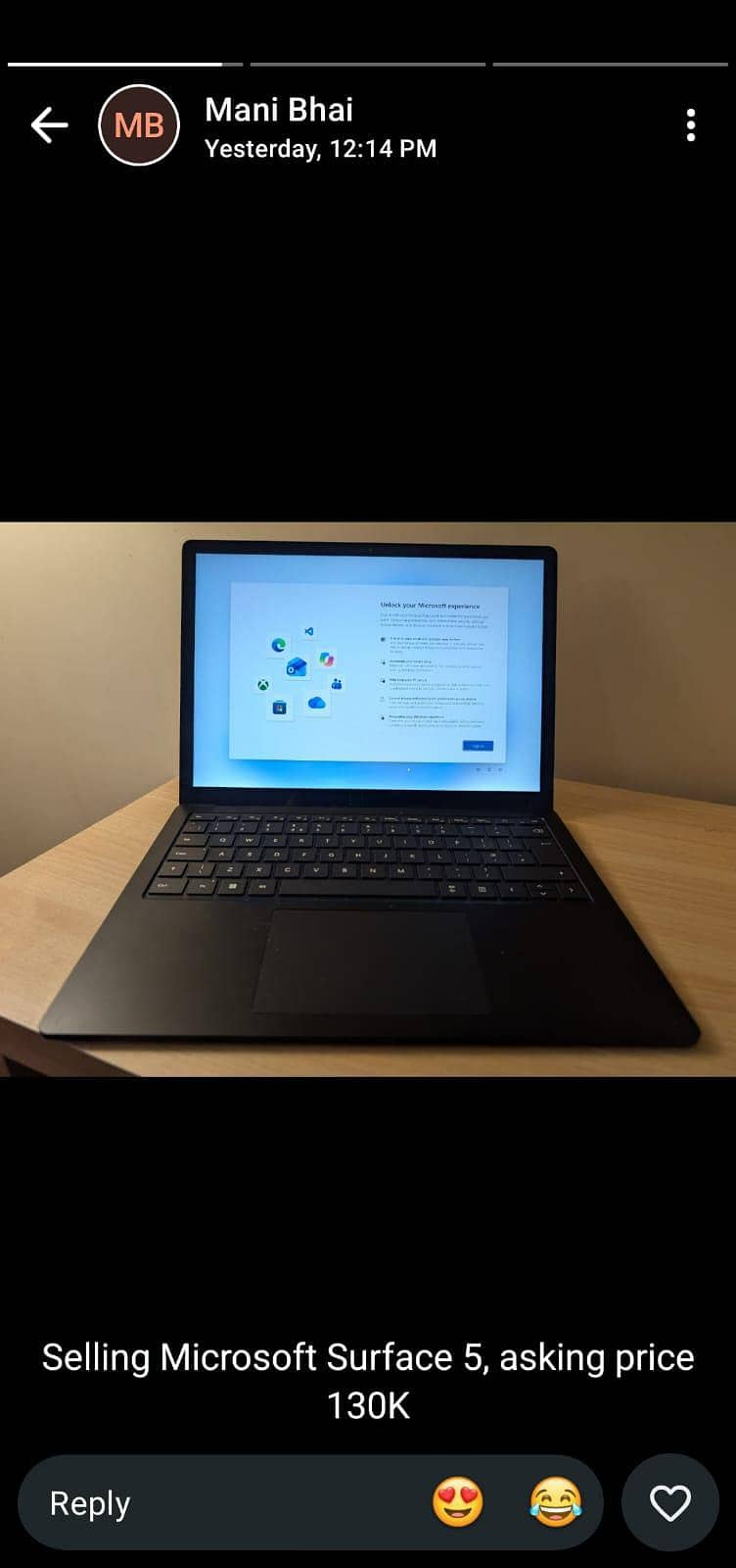 Microsoft surface laptop 5 3