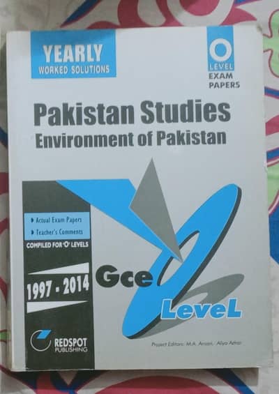 Redspot O Level Pakistan Studies — Yearly Worked Solutions (1997–2014)