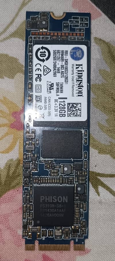 Kingston 128GB SATA M. 2 2280 SSD