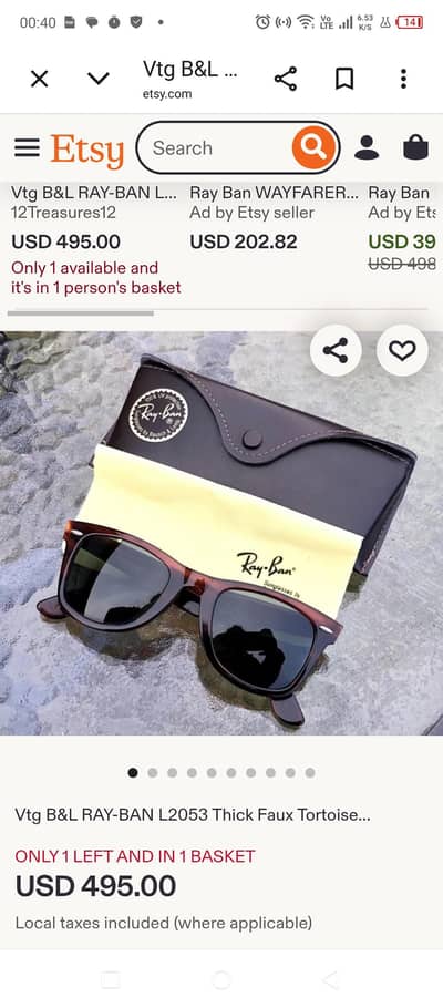 Ray-Ban sunglasses
