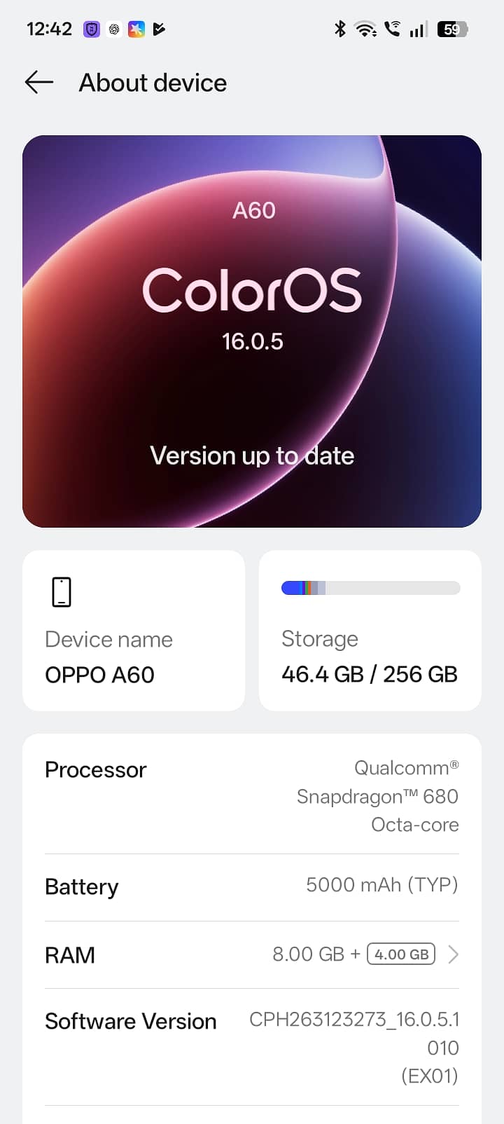 OPPO A60 0