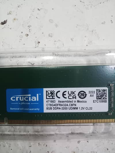 Crucial 8GB Ram DDR-4