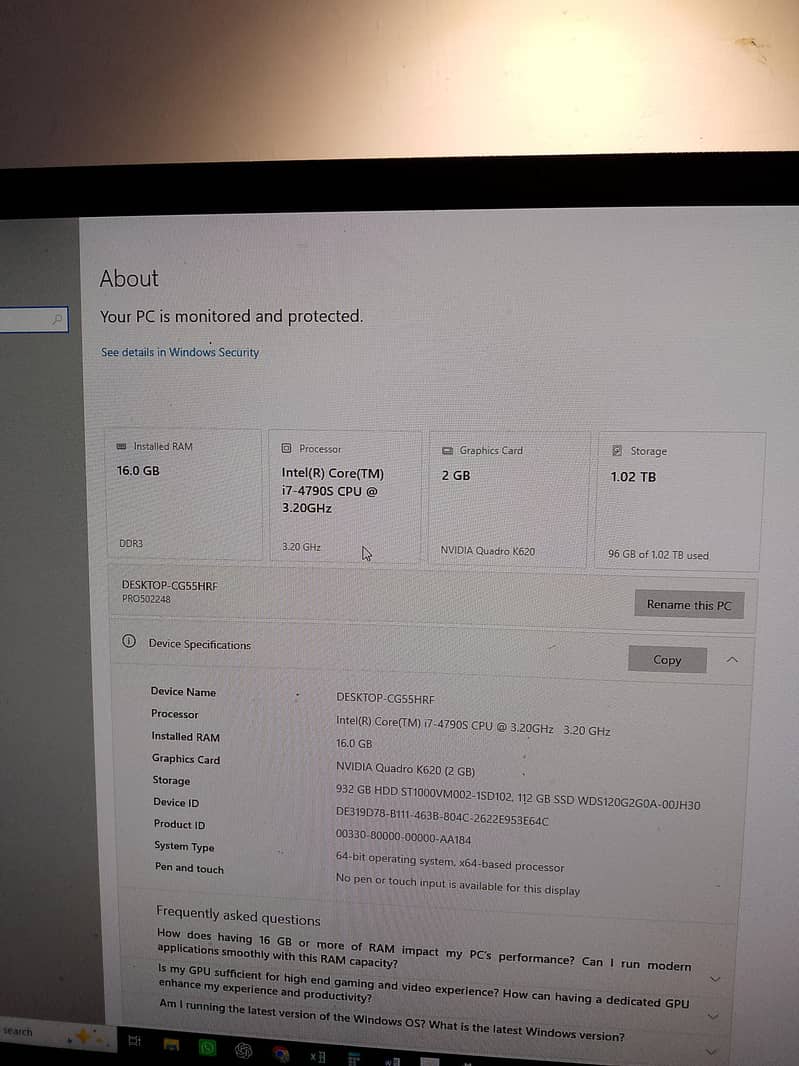 Intel Core i7 4th Gen Complete PC Setup (Tower+LCD HpVh24) 2