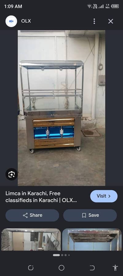 counter for limca soda / fries