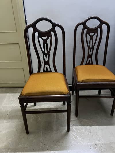 Sheesham wood dinning chairs