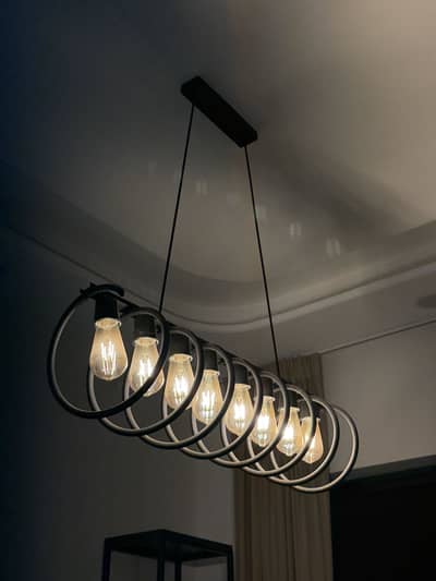 8 Bulb Chandelier For Sale | New