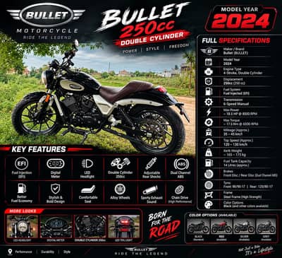 bullet 250cc ha original look ha condition 10/9