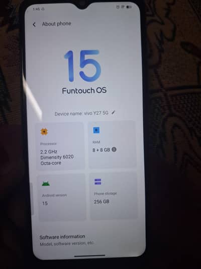 Vivo Y27 5G || 8/256 || Non PTA