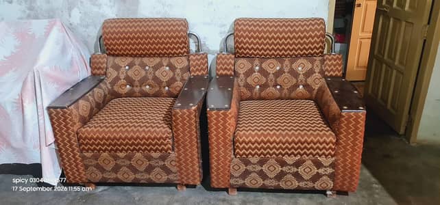 sofa set with cover
