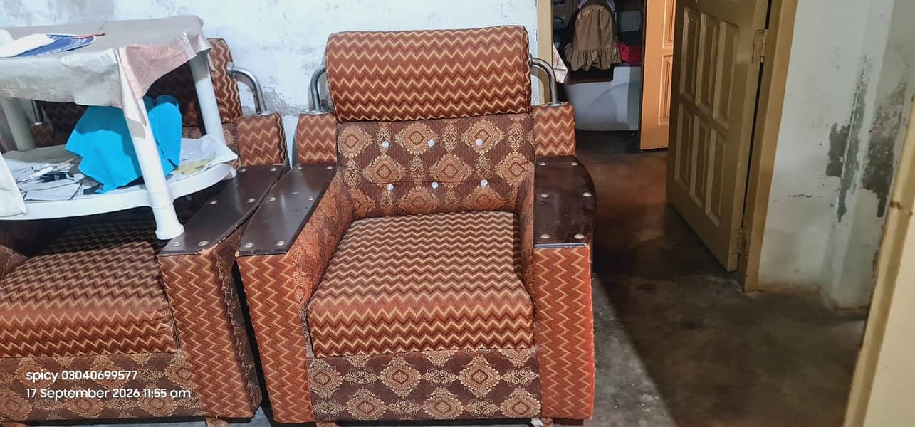sofa set with cover 1