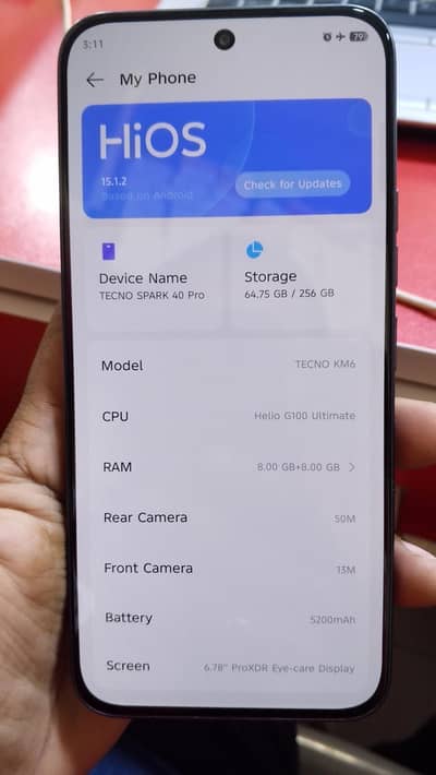 Tecno Spark 40 Pro 8/256