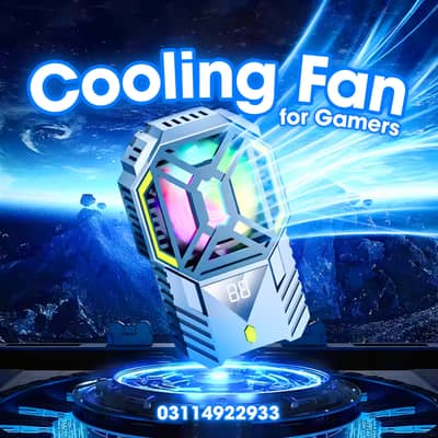Gaming Fan with LED Display