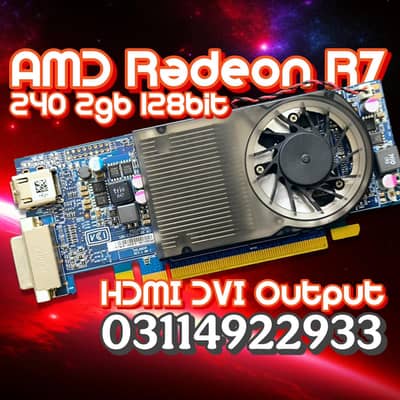 AMD Graphic Card | AMD RADEON 2GB Graphics Card 128Bit