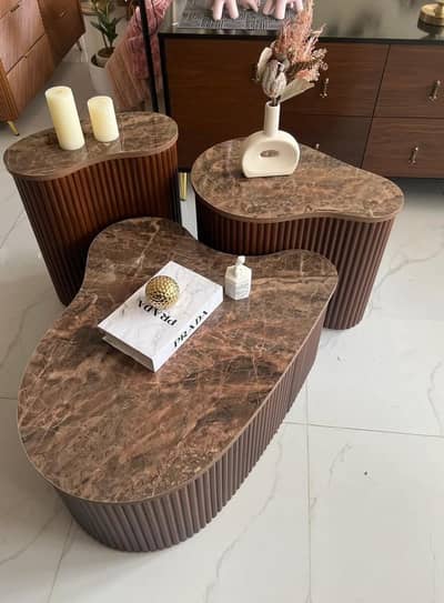 3 piece beautiful designer center table
