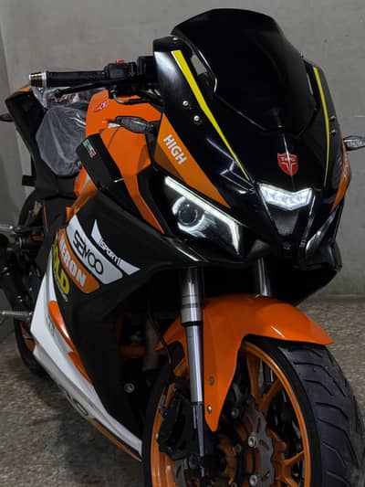 Taro gp 2025 model ( double cylinder sport heavy bike )