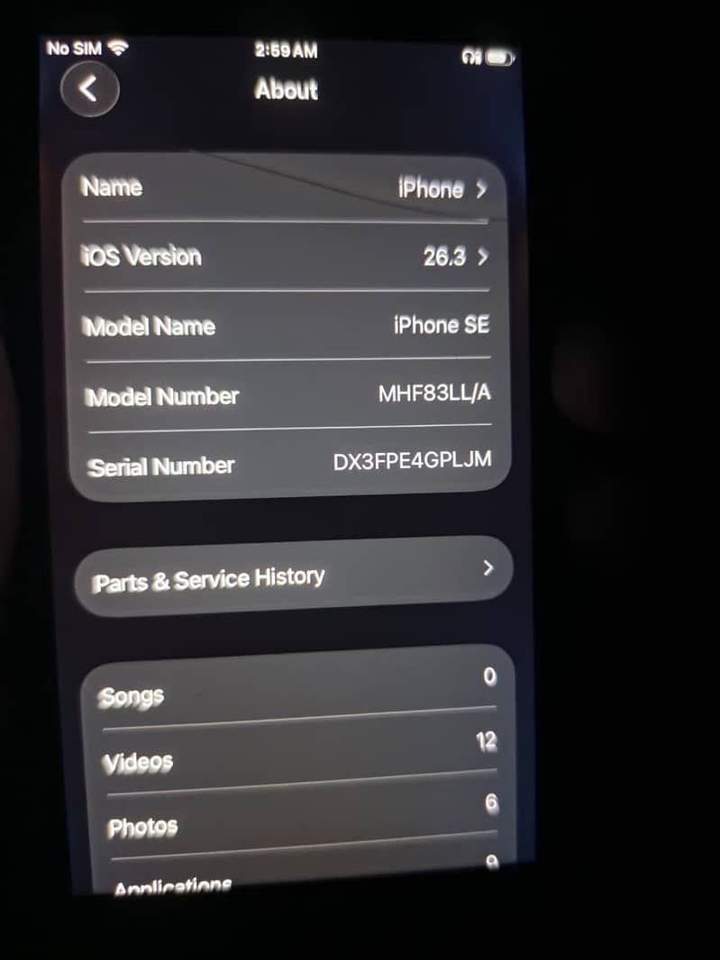 Apple iPhone SE 0