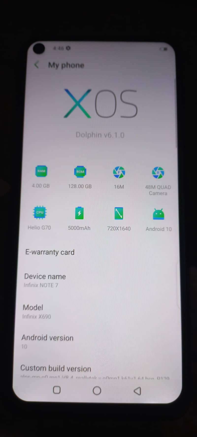 Infinix Note 7 0
