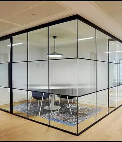 GLASS PARTITIONS ALUMINIUM WINDOW'S SHOWER CABINETS GLASS 3D PAPER