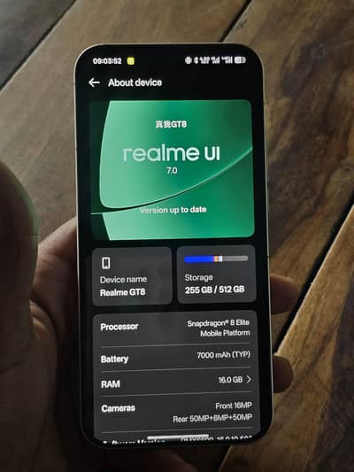 Realme GT8 16/512 Snapdragon 8 Elite 7000mAh