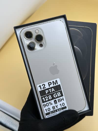 Apple iPhone 12 Pro Max 128 GB HK physical dual Sim PTA APPROVED 90%BH