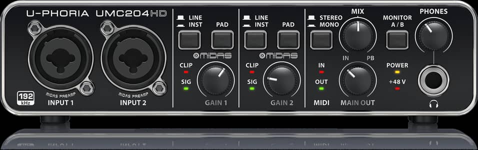 Behringer UMC204HD USB Audio Interface – A1 Condition
