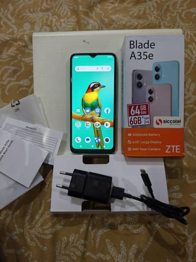 ZTE Blade A35e 2+4gb 64gb Brand New 11M Warranty Exchange