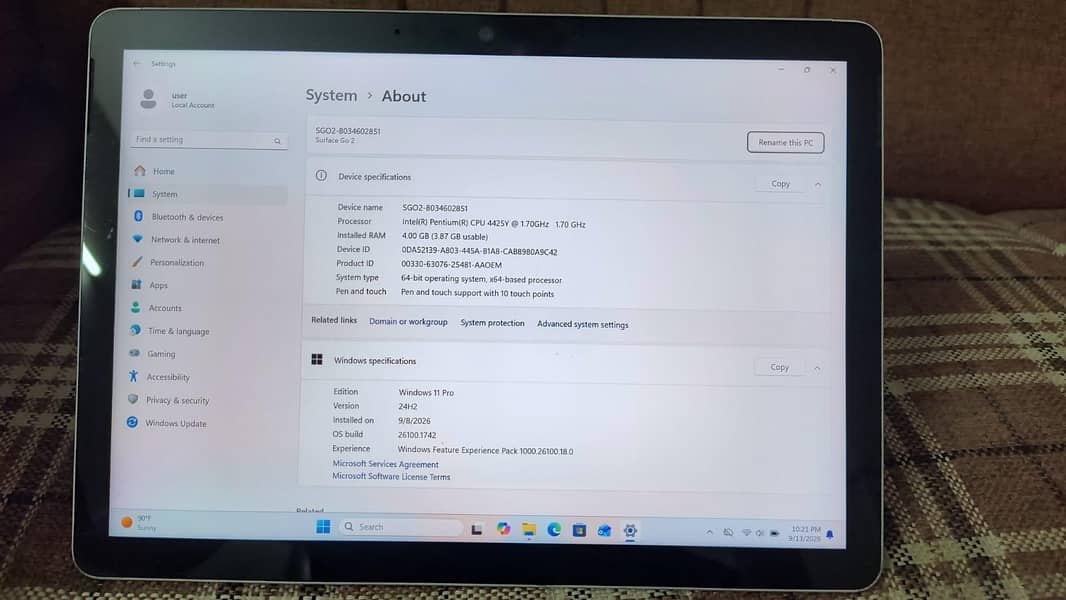 Microsoft Surface Go 2 2