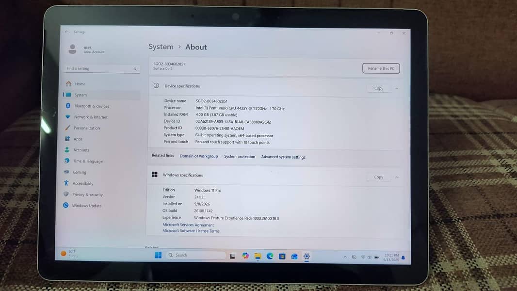 Microsoft Surface Go 2 5