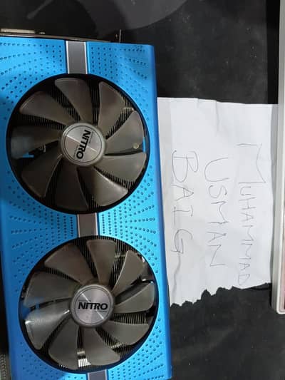 AMD RX 590 GME 8GB Blue Sapphire Nitro Graphics Card