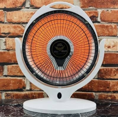 Electric sun dish heater