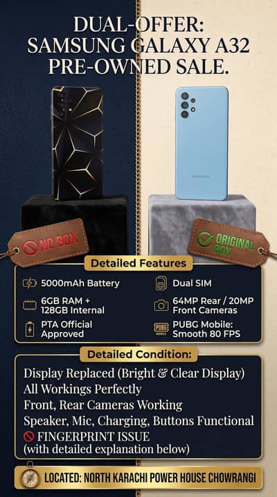 Dual Samsung Mobile's A32
