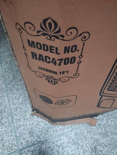 used but like new . air cooler royal model rac -4700