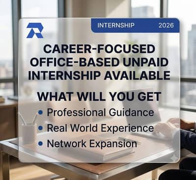 Career Focused Office Based Unpaid Internship Available