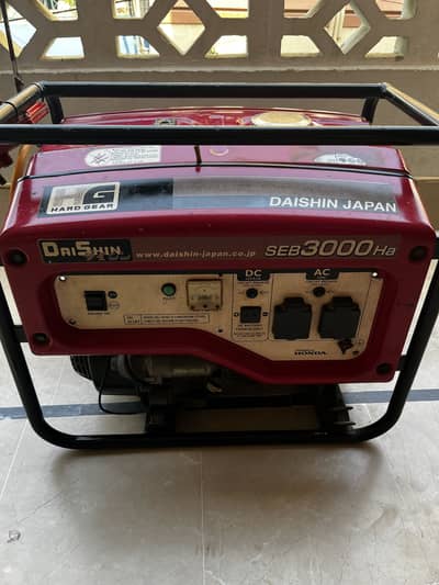 Daishin Japan Generator SEB3000Ha | Honda GX160 | 2.2 kVA | 220V