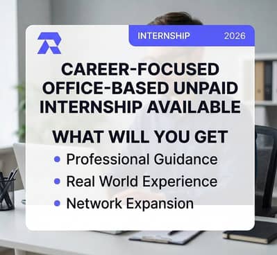 Career Focused Office Based Unpaid Internship Available