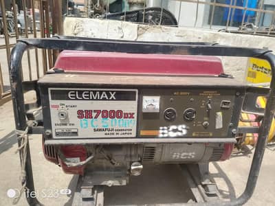 Elemax SH7000 DX Genuine Japan Sawafuji Generator powered by Honda .