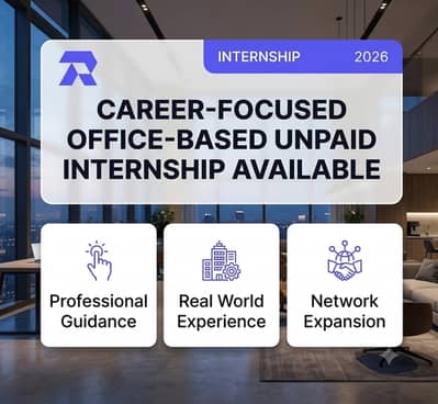Career Focused Office Based Unpaid Internship Available
