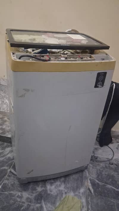 haier machine 3 yesrs used just panel issue urgent for sale
