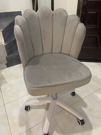 Gaming Chair Grey Velvet