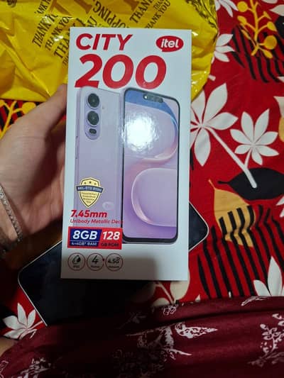 Itel City 200 I 4 GB I 128 GB I PTA I 12 MONTH WARRANTY I SILVER