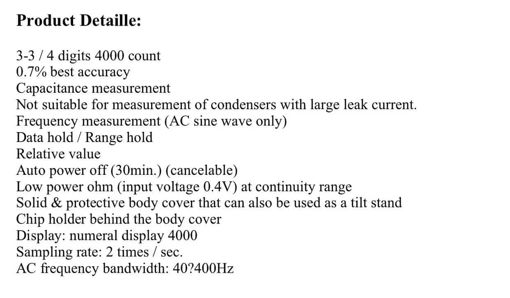 Multimeter 4