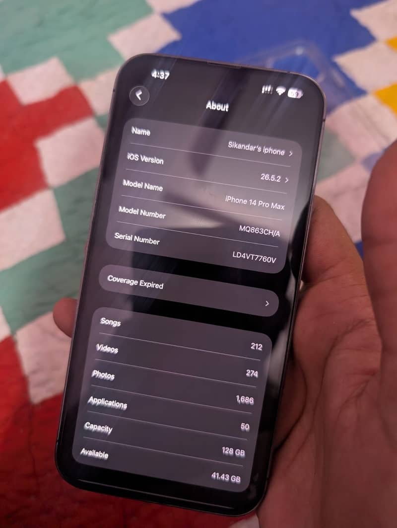 Iphone 14 pro max 5
