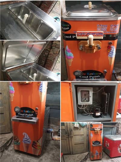 Commercial Single Handle Soft Serve Ice Cream Machine - Excellent Work