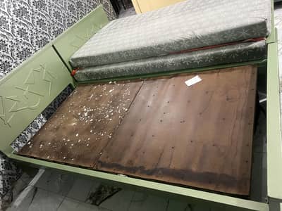 2 pure wood single beds for sale