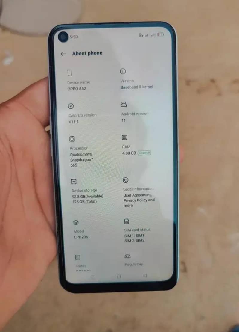 OPPO A52 5