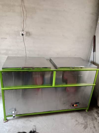 double door steel bidy freezer