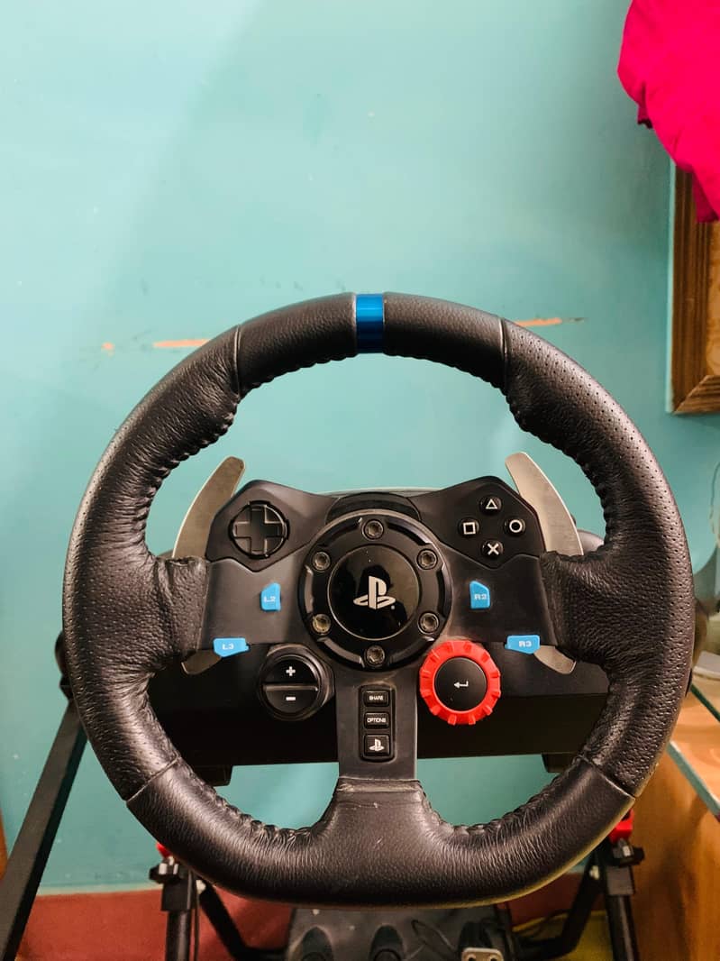 Logitech g29 + shifter + stand complete setup 1